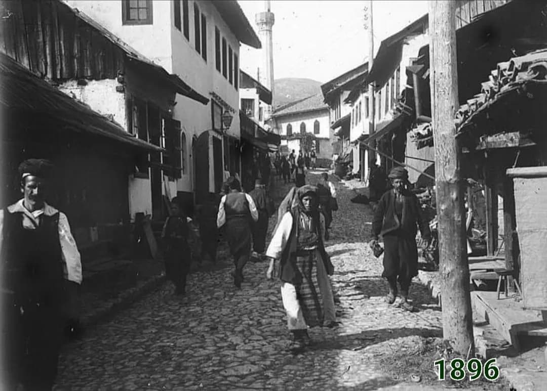Ulični prizor u Sarajevu 1896. godine