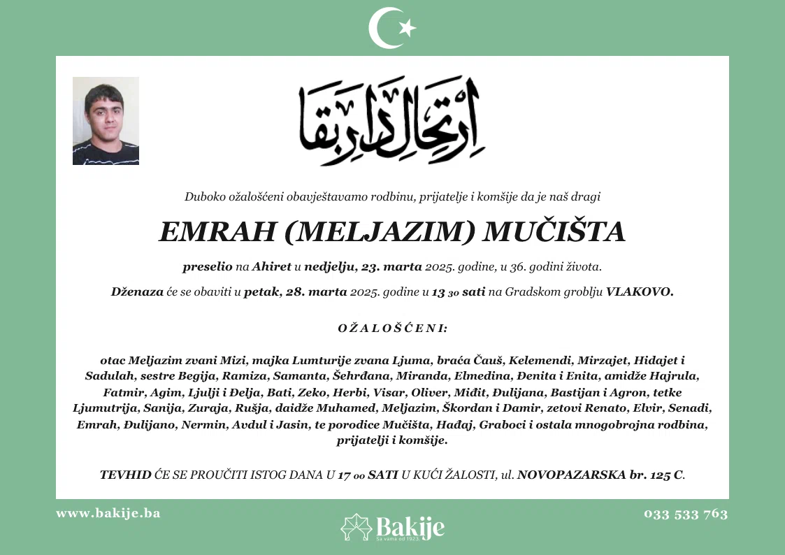 Smrtovnica — Emrah (Meljazim) Mučišta
