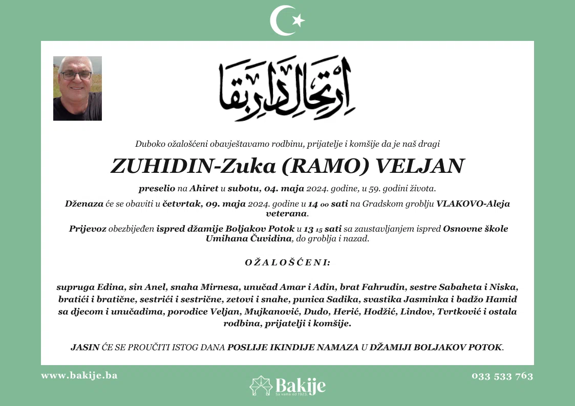 Smrtovnica — Zuhidin-Zuka (Ramo) Veljan